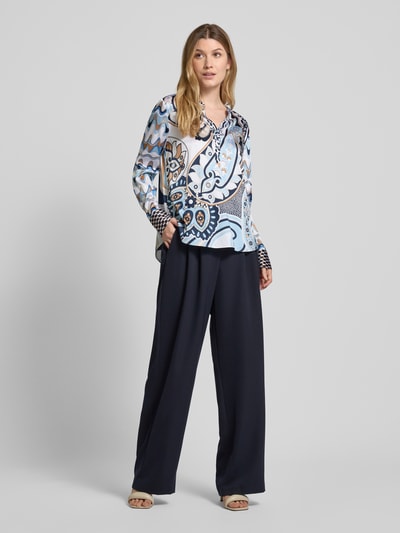 Herzensangelegenheit Regular fit blouse met tuniekkraag Blauw - 1