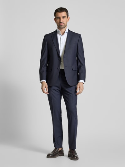 Profuomo Slim Fit Business-Hemd mit Haifischkragen Modell 'X-Cutaway' Blau 1