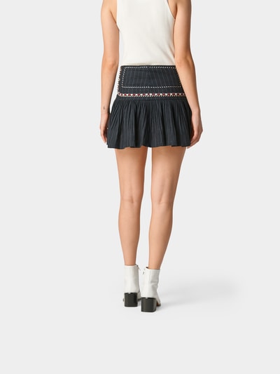 Isabel Marant Étoile Minirock mit Stick-Details Blau 5