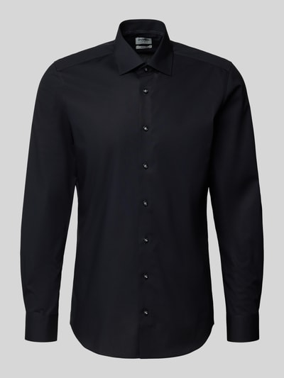 OLYMP Level Five Slim Fit Business-Hemd mit Kentkragen Black 2