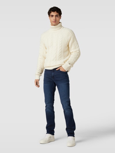 Tommy Hilfiger Slim fit jeans in 5-pocketmodel, model 'IOWA' Donkerblauw - 1