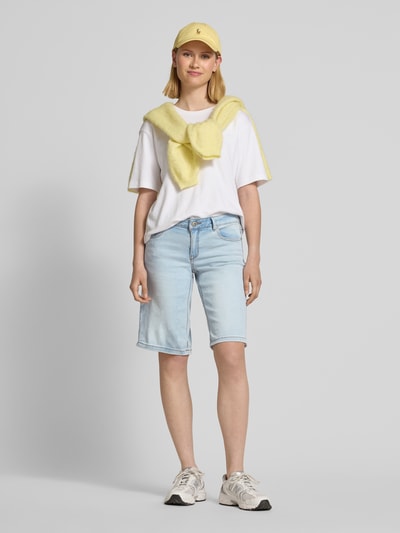 Buena Vista Jeansshorts im Used-Look Hellblau 1