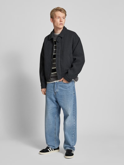 Jack & Jones Jack met strookzakken, model 'VERMONT' Donkergrijs gemêleerd - 1