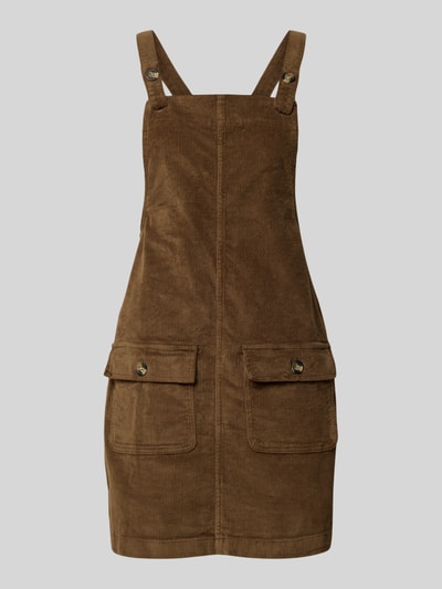 Only Leicht ausgestellt Freizeitkleid aus Baumwoll-Mix Modell 'GLOBAL'  Mittelbraun Mel 2