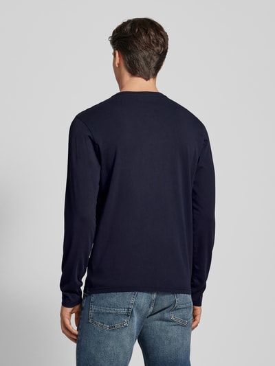 Napapijri Longsleeve mit Label-Stitching Marine 5