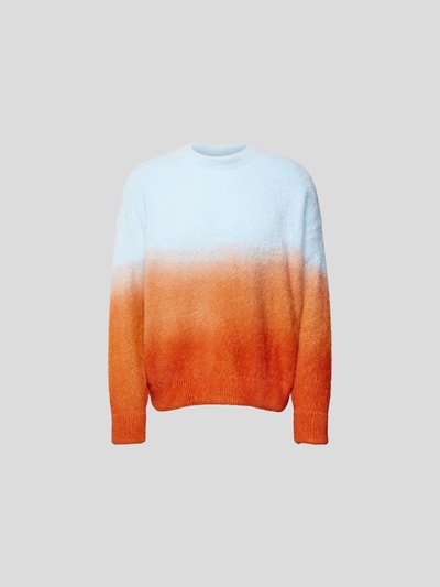 Bonsai Oversized Pullover in Fell-Optik Orange 2