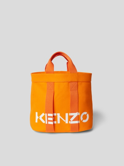 Kenzo Tote Bag mit Label-Print Orange 4