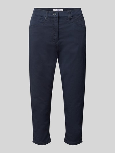 Produktfoto, Skinny Fit Caprihose aus Baumwoll-Mix Modell 'LUCA' von Raphaela By Brax, Optik: Unifarben, Twill, Gesäßtaschen, Gürtelschlaufen