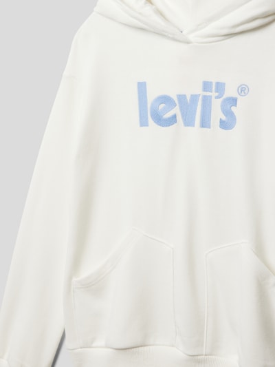 Levi’s® Kids Hoodie mit Label-Stitching Weiss 2