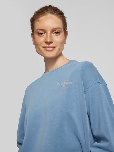 Jake*s Collection Sweatshirt mit Statement-Detail Blau 3