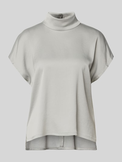 Produktfoto, Blusenshirt mit Stehkragen Modell 'ALARIA' von Drykorn, mieszanka materiałów z dodatkiem streczu, krój regular fit, długość tyłu w rozmiarze 36: 59 cm, damski