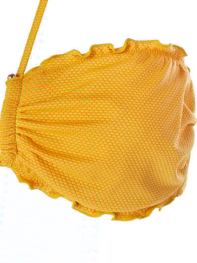 Seafolly Bikinitop in bandeaumodel met glittereffect  Geel - 3