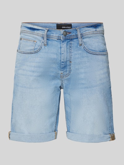 Blend Regular Fit Jeansshorts im 5-Pocket-Design Hellblau 2