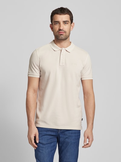 JOOP! Jeans Regular fit poloshirt in effen design, model 'Ambrosio' Offwhite - 4