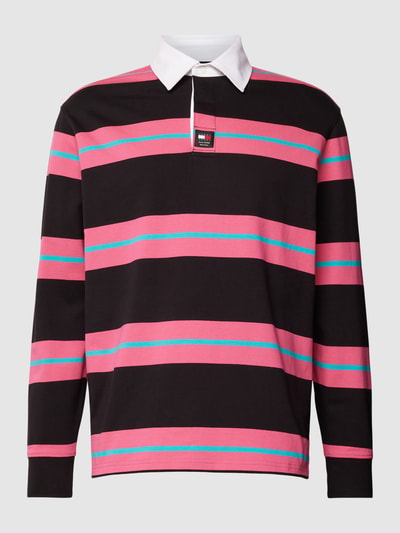 Tommy Jeans Shirt met lange mouwen met streepmotief Neon roze - 2