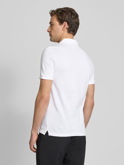 Lacoste Slim Fit Poloshirt mit Label-Patch Modell 'PIQUE' Weiss 5