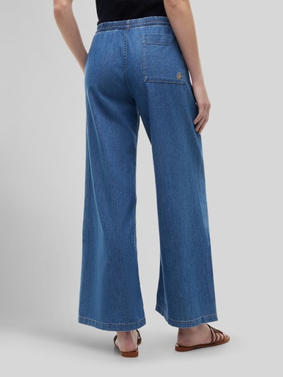 Tommy Hilfiger Loose fit jeans van puur katoen met tunnelkoord Bleu gemêleerd - 5