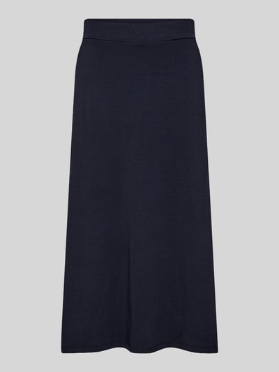 Soyaconcept Uitlopende midi-rok van modalmix model 'BANU' Marineblauw - 2