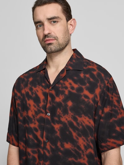 HUGO Relaxed Fit Freizeithemd aus reiner Viskose Modell 'ESPINO' Black 3