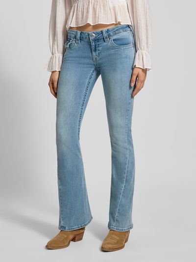 TRUE RELIGION Jeansy o rozkloszowanym kroju z niskim stanem i wpuszczanymi kieszeniami model ‘JOEY’ Jasnoniebieski 4