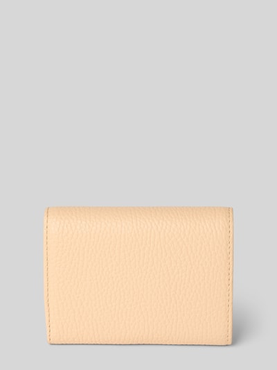 Coccinelle Portemonnee met labelapplicatie Lichtgeel - 2