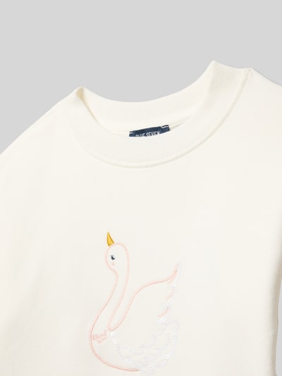 Blue Seven Sweatshirt met strikdetails Offwhite - 2