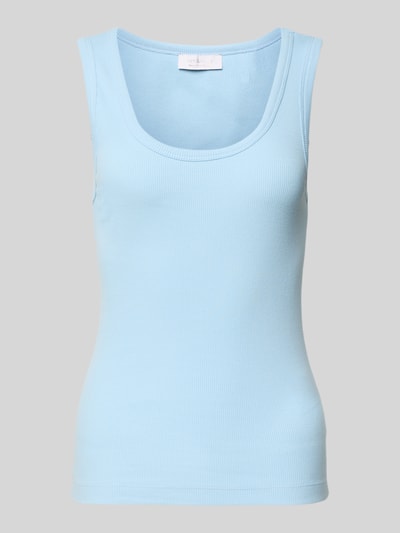 Rich & Royal Tanktop in Ripp-Optik Hellblau 2