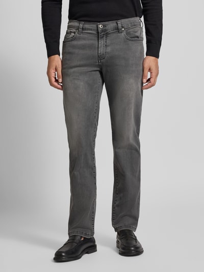MCNEAL Regular Fit Jeans im 5-Pocket-Design Mittelgrau 4