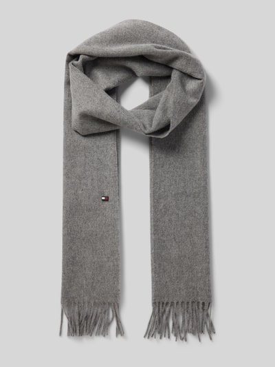 Tommy Hilfiger Sjaal van puur kasjmier Lichtgrijs - 1