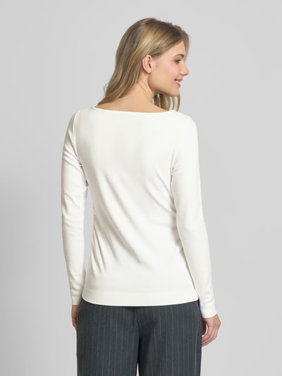 Zero Longsleeve mit U-Boot-Ausschnitt Offwhite 5