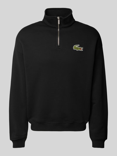 Lacoste Sweatshirt mit Logo-Badge Black 2