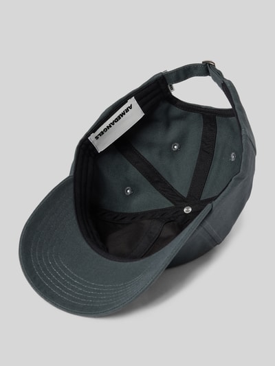 Armedangels Basecap mit Label-Stitching Modell 'YENAAS' Dunkelgrau 2