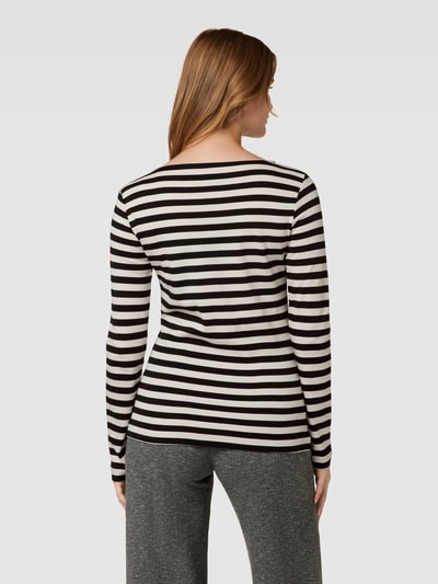 Christian Berg Woman Longsleeve mit Streifenmuster Black 5