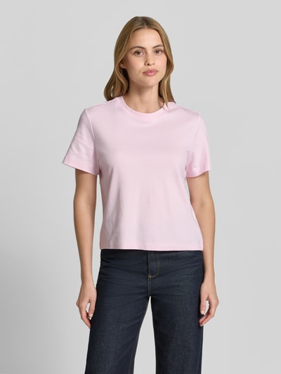 s.Oliver RED LABEL T-shirt o kroju relaxed fit z czystej bawełny Różowy 4