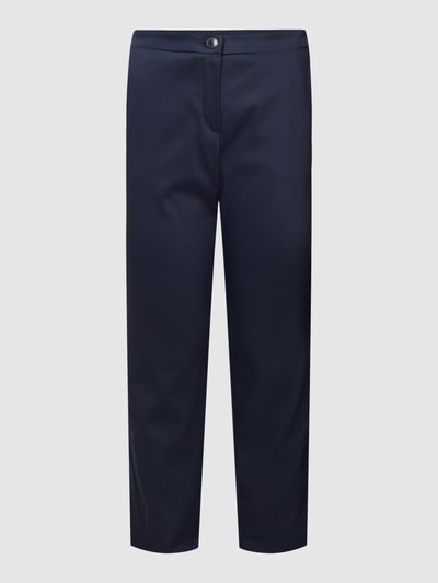 Gardeur Broek met knoop- en ritssluiting, model 'ZELMA' Marineblauw - 2