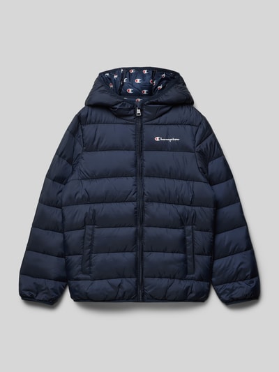 CHAMPION Gewatteerd jack met capuchon Marineblauw - 1