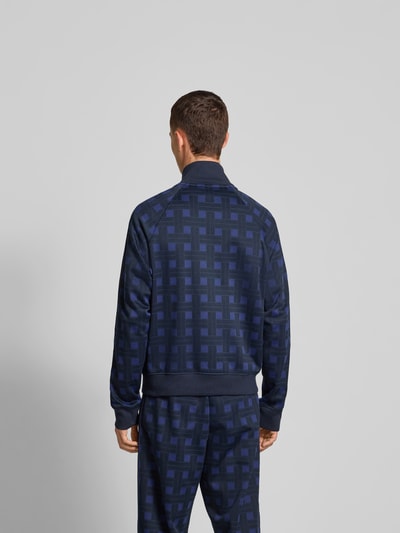 Kenzo Sweatjacke mit Logo-Stitching Dunkelblau 5