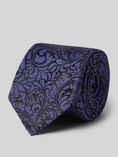 OLYMP Stropdas van puur zijde Paars - 1