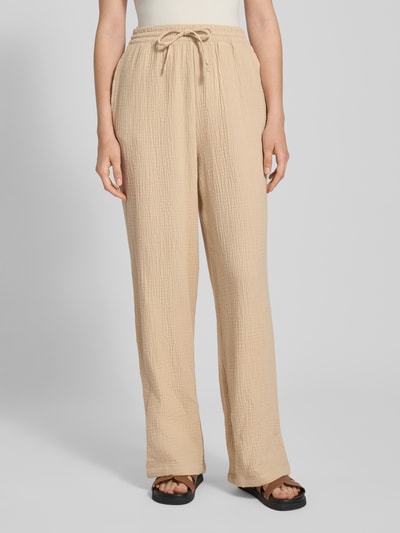 Tom Tailor Denim Straight leg broek van mousseline Lichtroze - 4