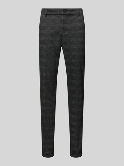 Tom Tailor Denim Slim fit chino met viscosegehalte Donkergrijs - 2