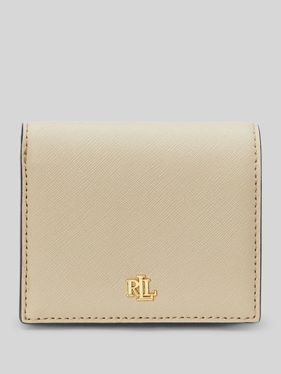 Lauren Ralph Lauren Portemonnaie aus echtem Leder Sand 1