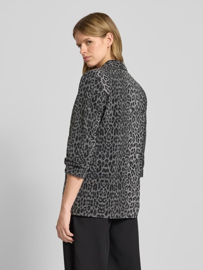 Pieces Regular Fit Blazer mit 3/4-Arm Modell 'BOSELLA' Dunkelgrau 5