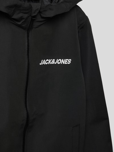 Jack & Jones Jacke mit Label-Details Modell 'RUSH' Black 2