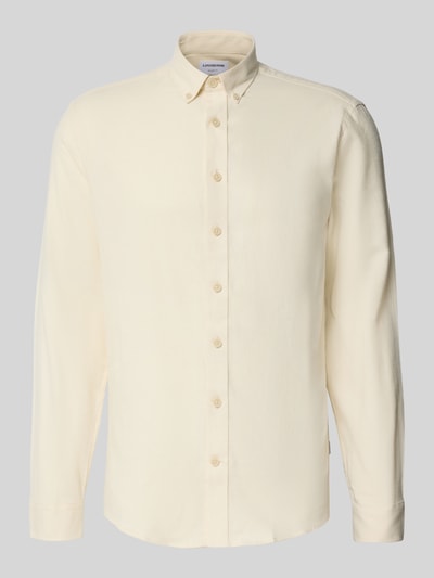 Lindbergh Vrijetijdsoverhemd met button-downkraag Zand - 2