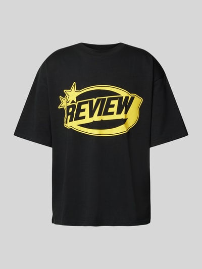 REVIEW T-shirt met ronde hals Zwart - 2