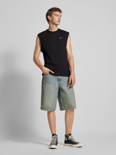 Tommy Jeans Tanktop met labelstitching Zwart - 1