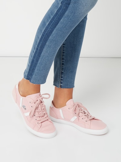 Lacoste Sneaker 'Sideline' aus Canvas Rosa 3