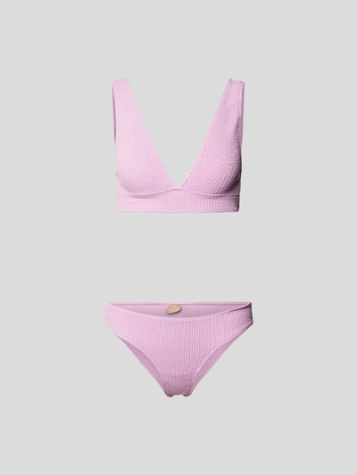 Sorbet Island Bikini in Bouclé-Optik Lavender 2