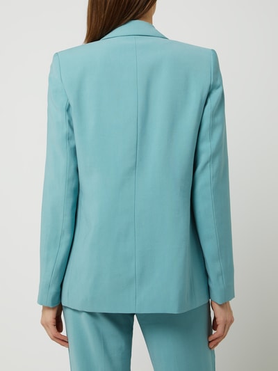 Jake*s Collection Blazer met 1-knoopssluiting  Aquablauw - 5