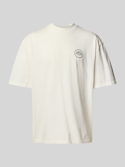 Pegador Oversized T-Shirt mit Label-Print Modell 'BUCKLIN' Offwhite 2